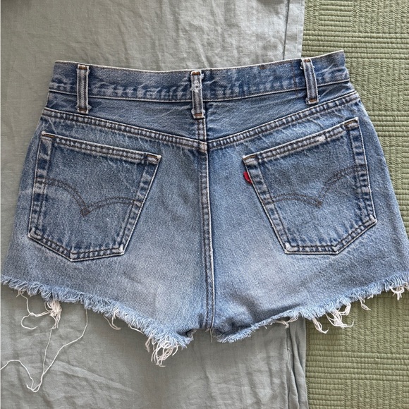 Vintage Distressed Denim Shorts